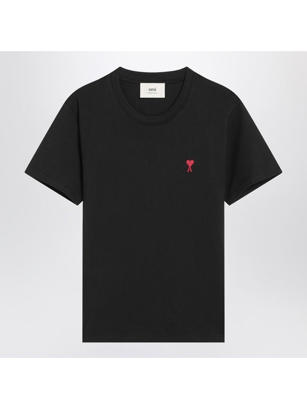 Embroidered Logo Cotton Short Sleeve T-shirt