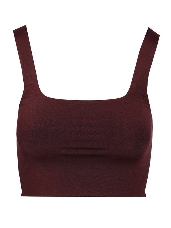 Square Neck Jersey Bra Top