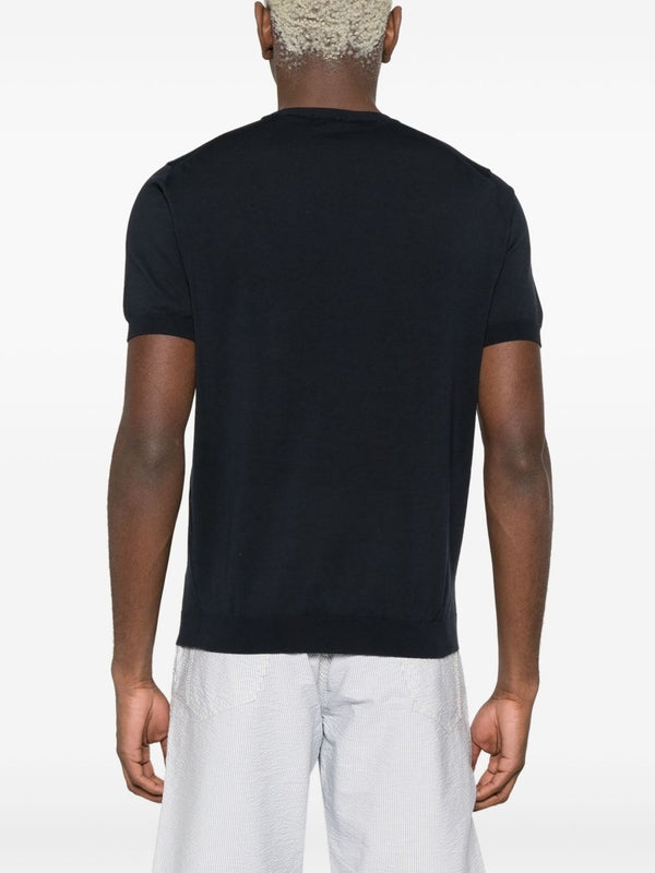 Crewneck Cotton Short Sleeve T-Shirt