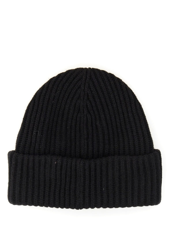 Logo Patch Wool Blend Beanie