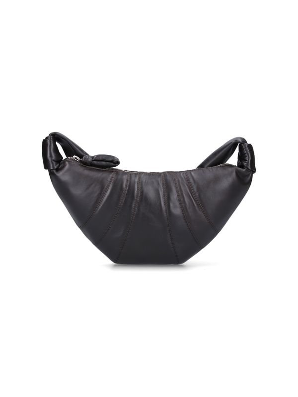 Croissant Nappa Leather Small Shoulder Bag