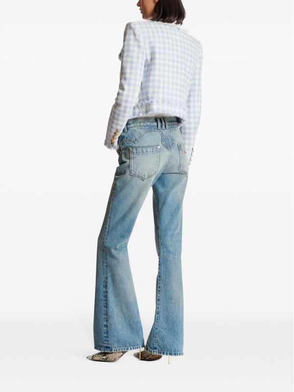 Western Flare Denim Pants