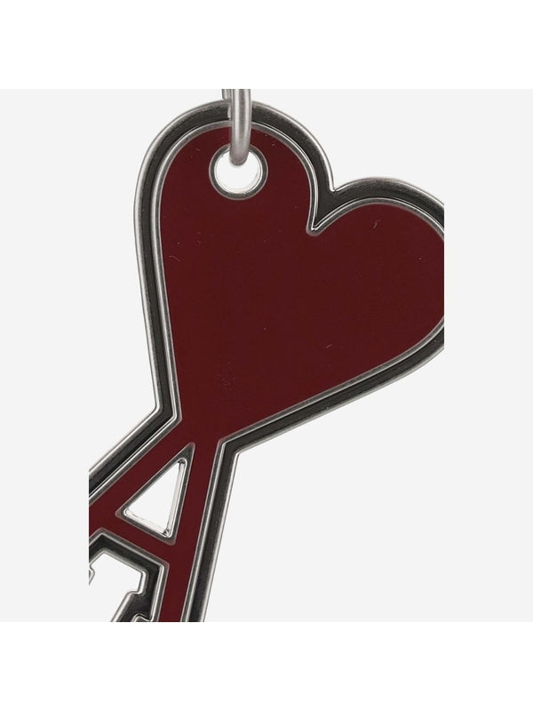 Heart Logo Charm Keyring