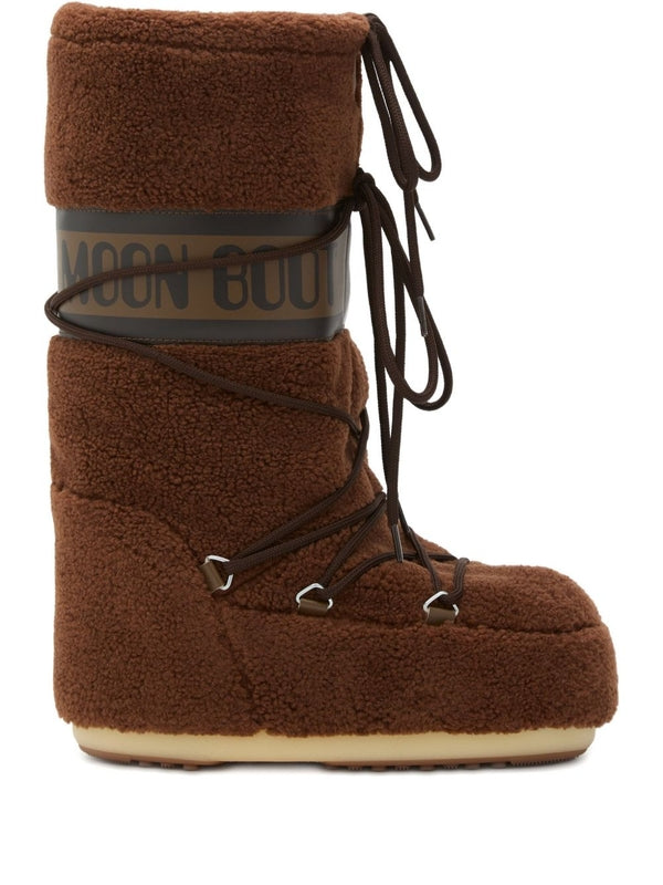 Moon Boot Brown Lace-Up Boots
