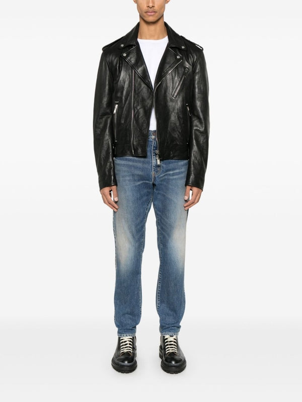 Alexander Mcqueen Black Biker