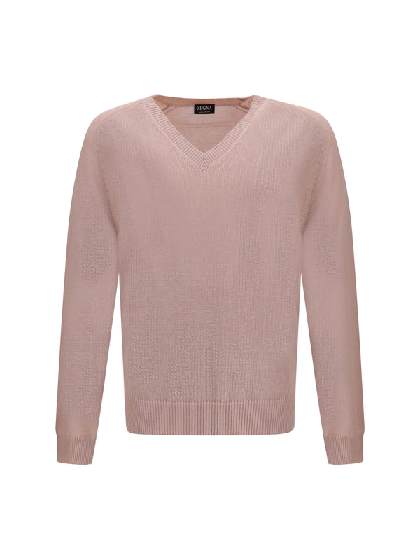 Z Zegna Pink Knitted