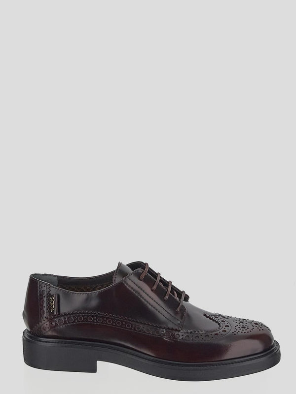 Brogue Leather Derby Shoes