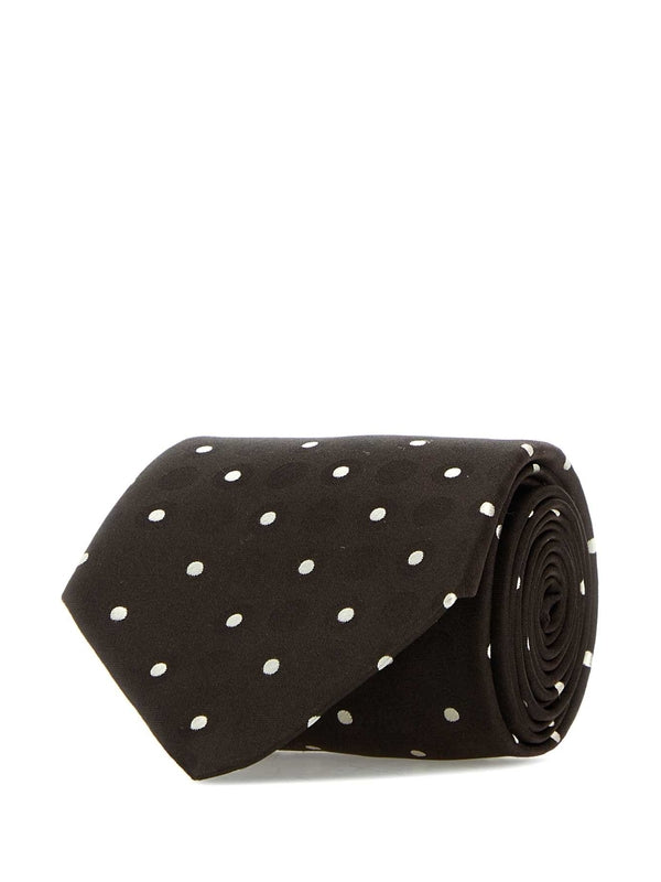 Saint Laurent Black Neck Ties