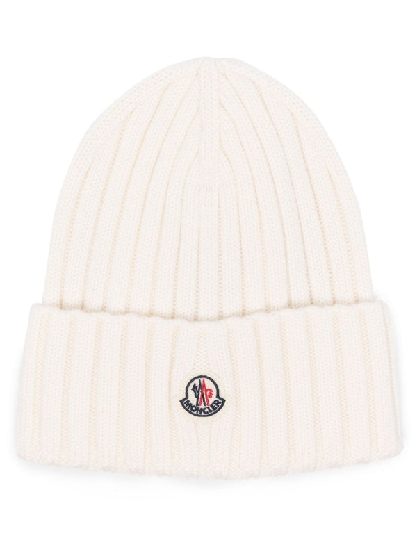 Moncler Ivory Beanie
