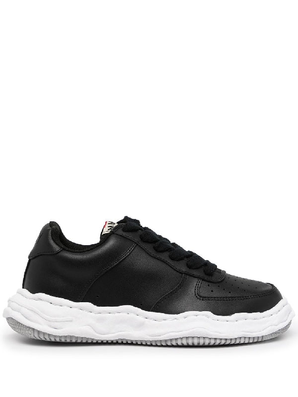 Wayne Og Sole Leather Low-Top Sneakers