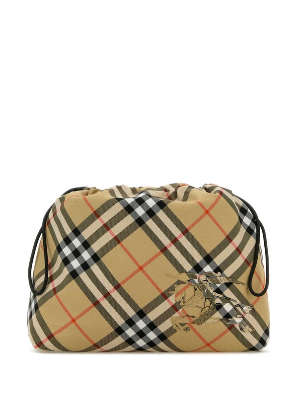 Ekd Check Pattern Pouch