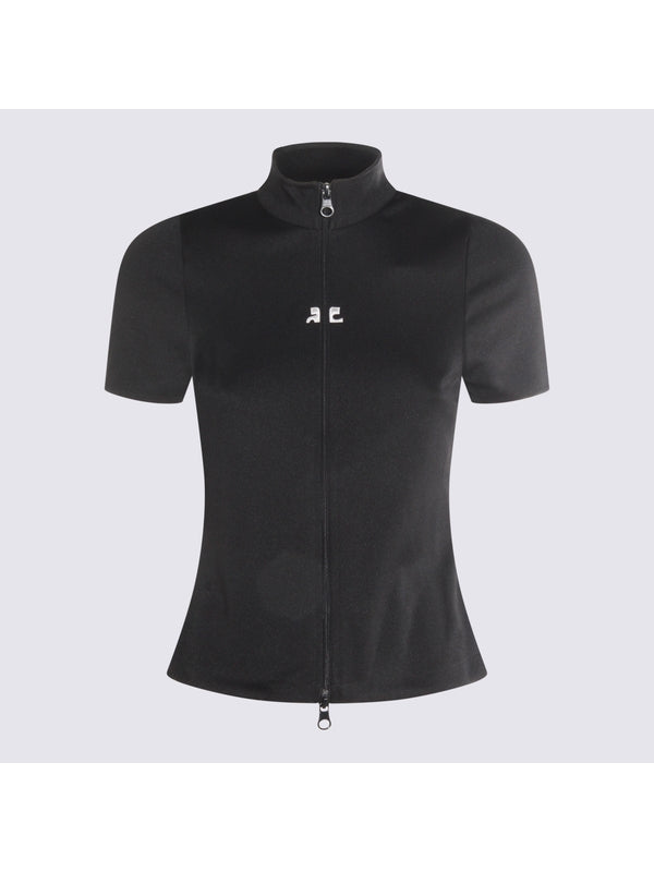 Courrèges Black Half Sleeve