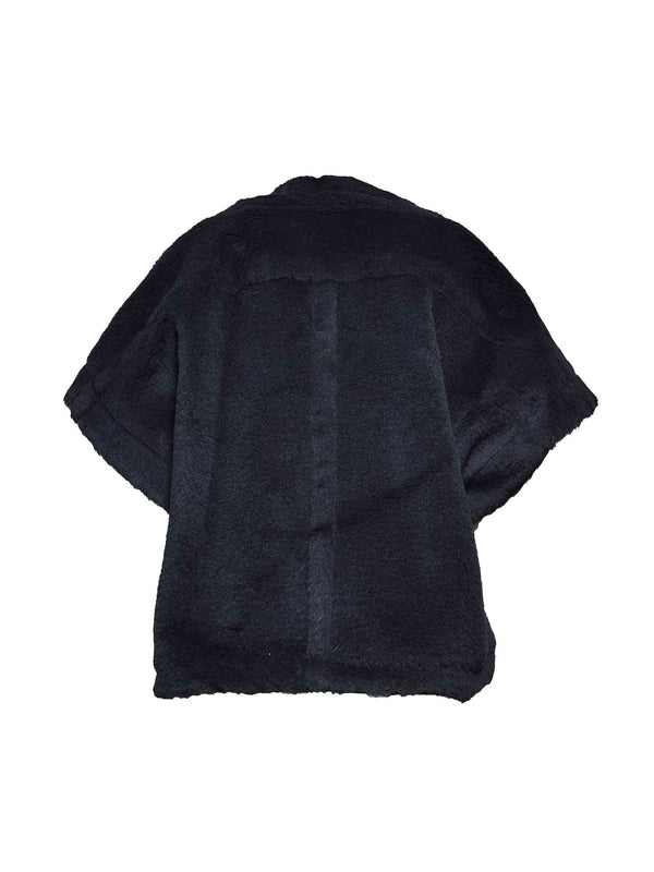 Alpaca Wool Shearling Cape