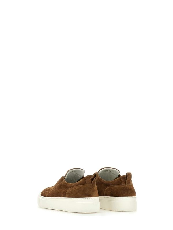 Suede Slip-On Low-Top Sneakers