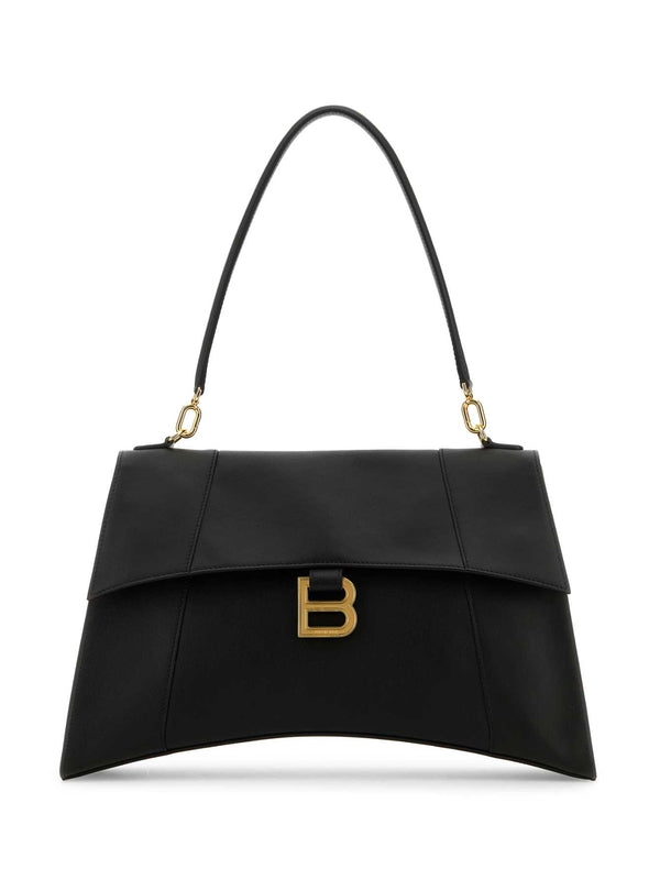 Balenciaga Hourglass Medium Black Crossbody & Shoulder Bags