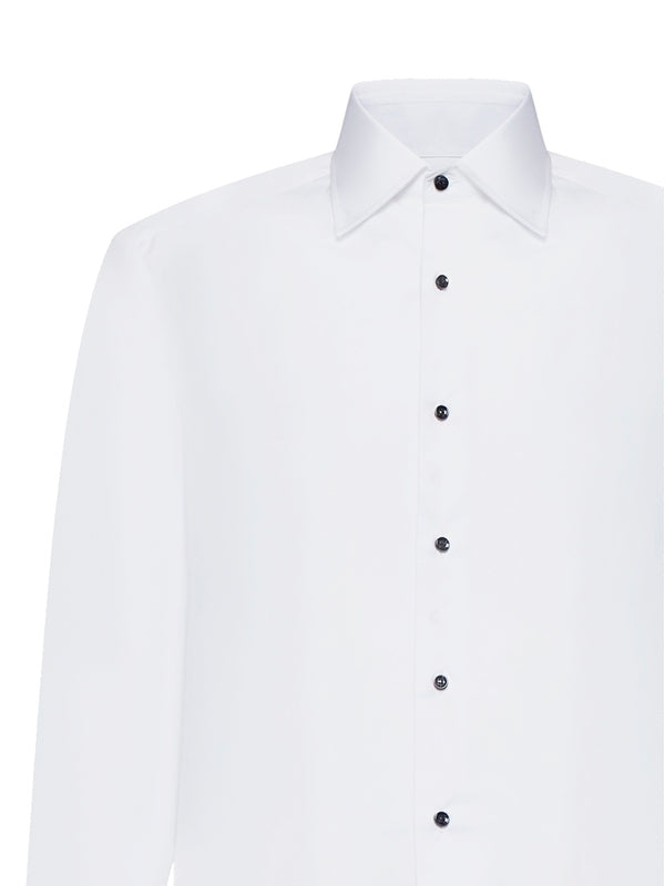 White Long Sleeve Cotton Shirt