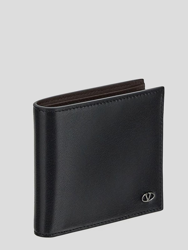 Bold Edition V-logo Bi-fold Wallet