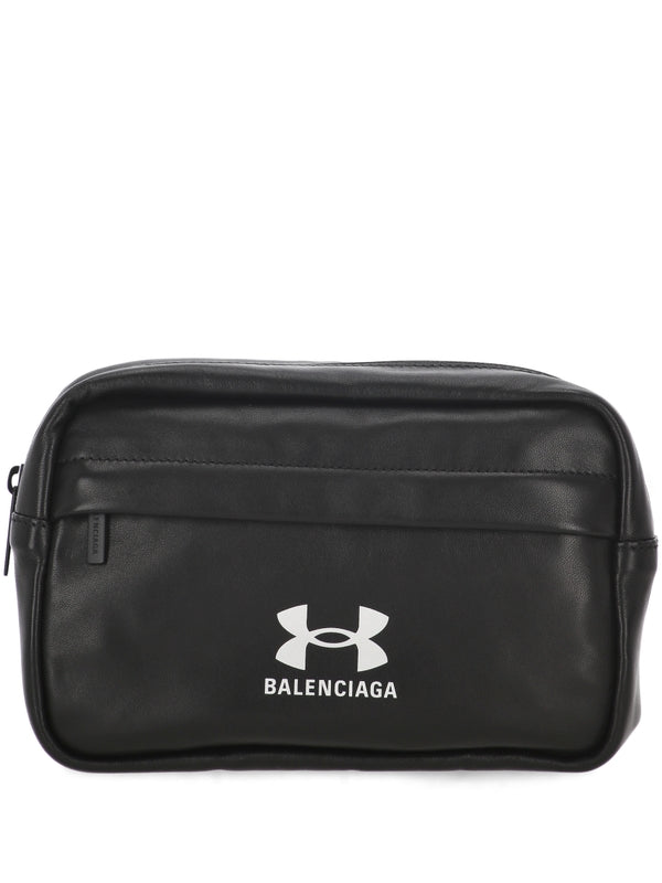 Under Armour Logo Leather Pouch Bag