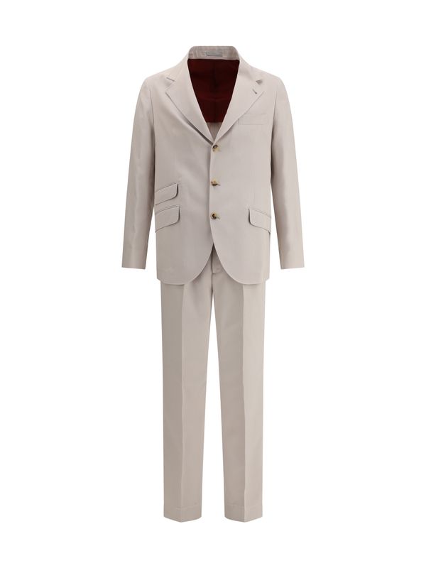 Single Breasted Silk Tailored Suit