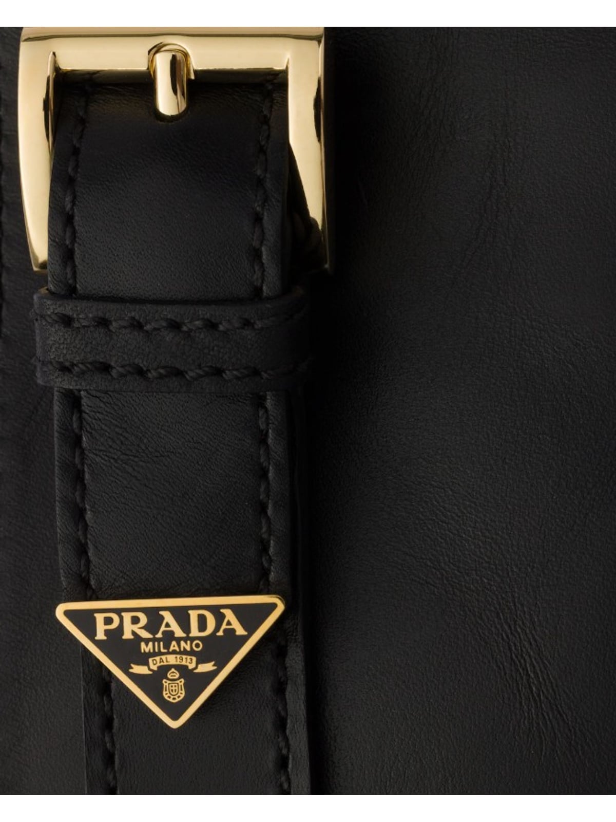 Prada Triangle Logo Leather High Boots