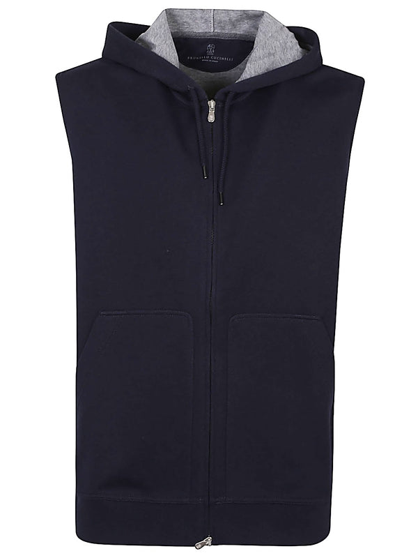 Brunello Cucinelli Navy Vest