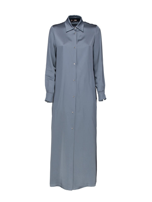 Herno - Satin Shirt Long Dress - Jente
