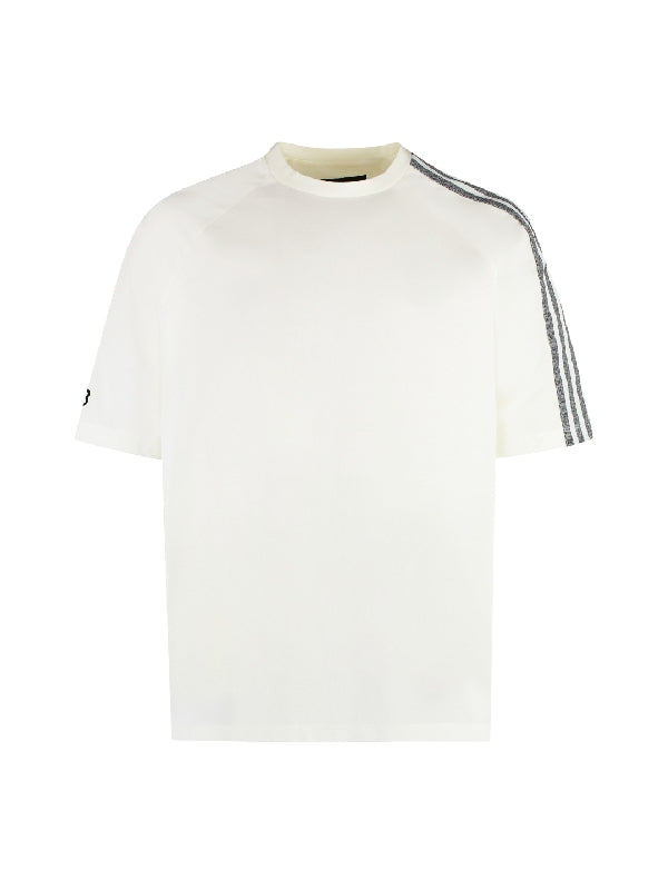 Three Stripe Logo Short-Sleeve
  T-Shirt