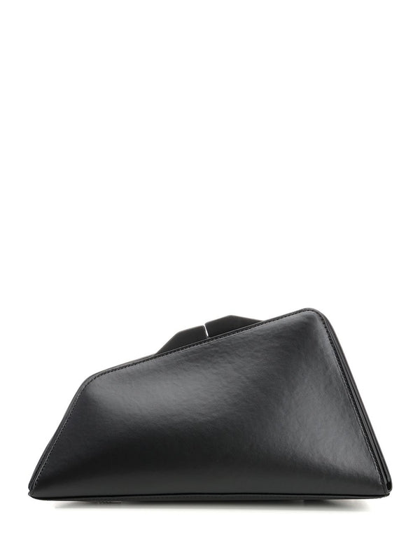 8.30 Pm Oversized Leather Clutch Bag