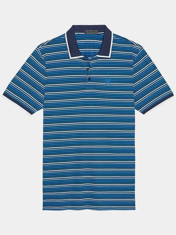 Racer Logo Stripe Polo Shirt