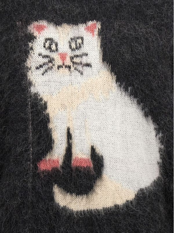 Cat Jacquard
  Mohair Knit