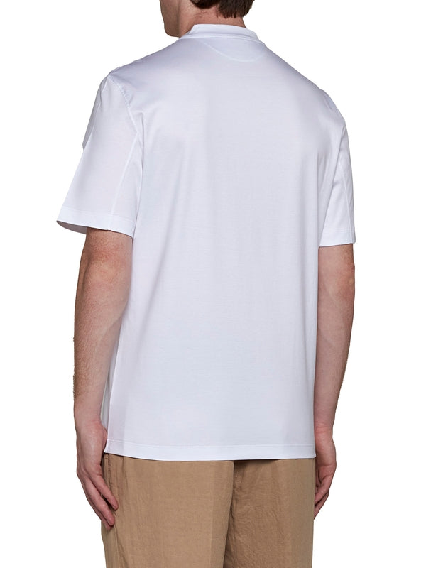 V-Neck Cotton Short-Sleeve T-Shirt