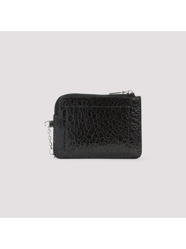 Alexander Mcqueen Black Card Wallet