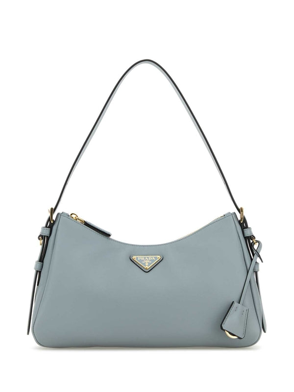 Aimee Triangle Logo Leather Medium
  Shoulder Bag