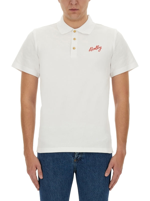 Bally White Polo Shirts