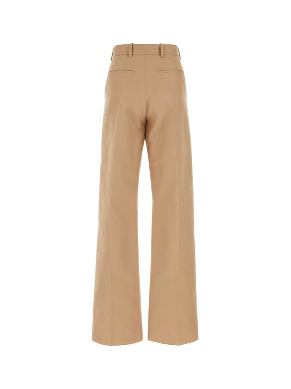 Beige Wide Pants