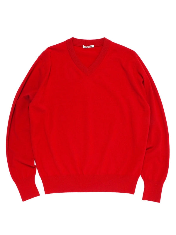 High Twist Wool V-neck Sweater