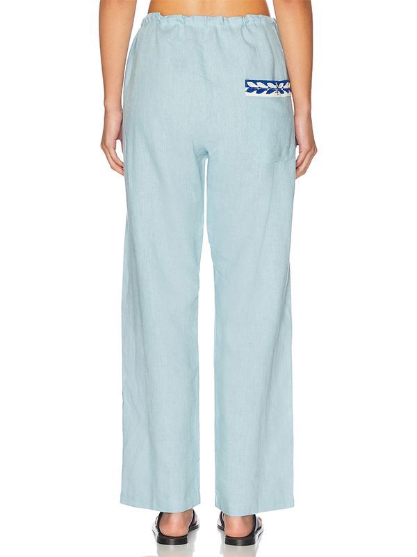 SEEDLING Stripe Linen Pants