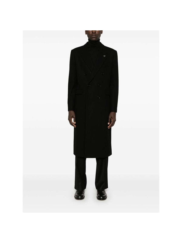 Boutonniere Double Wool Coat