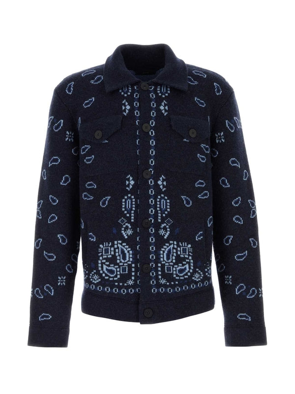 Paisley Wool
  Cashmere Cardigan