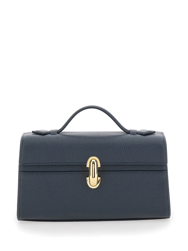 Savette Navy Tote Bags