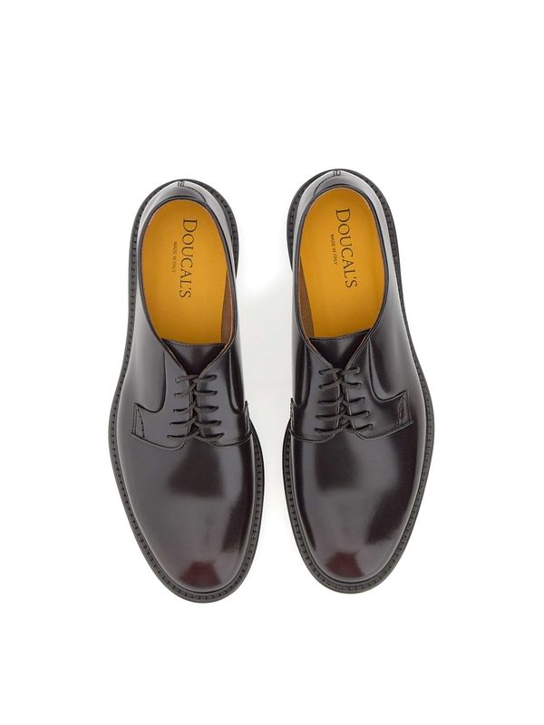 Leather Lace-Up Derby Shoes