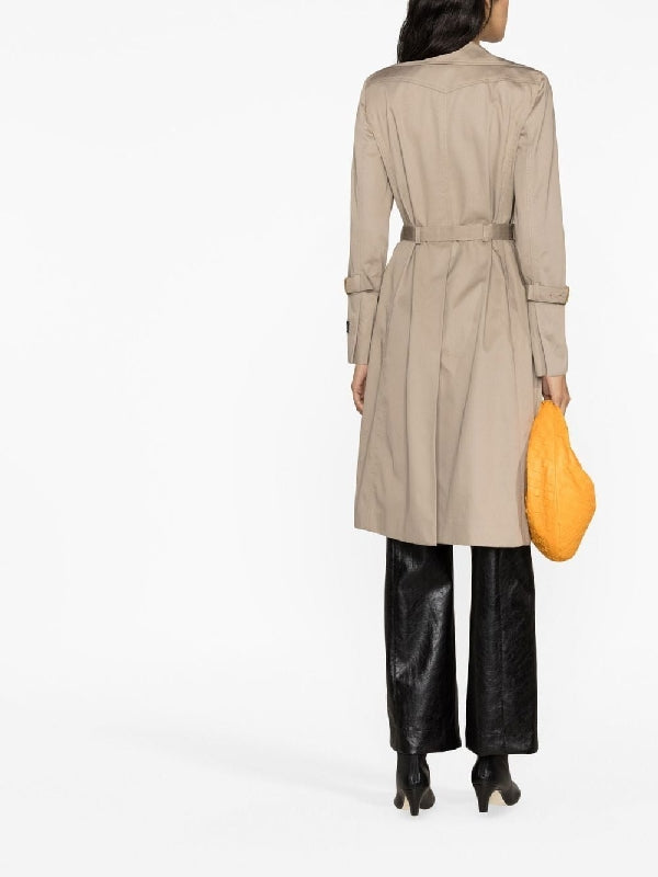 Cotton Belted Trench Coat