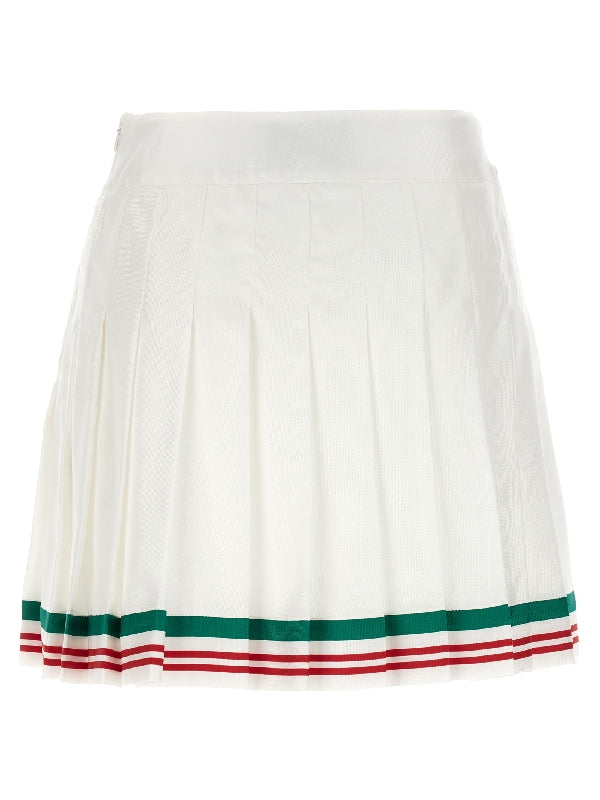 Casaway Silk
  Pleated Skirt