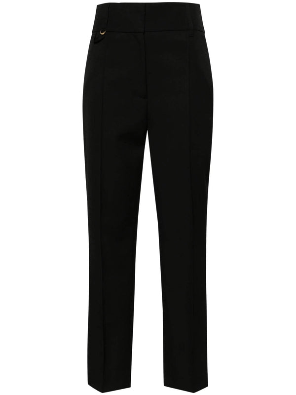 Wool High Waist Pants