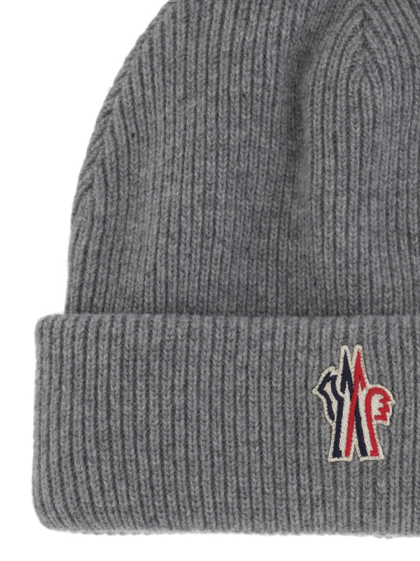 Grenoble Logo Turn-Up Wool Beanie