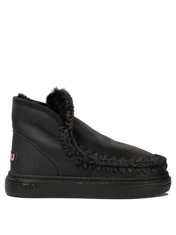 Eskimo Logo Patch Ankle Boots