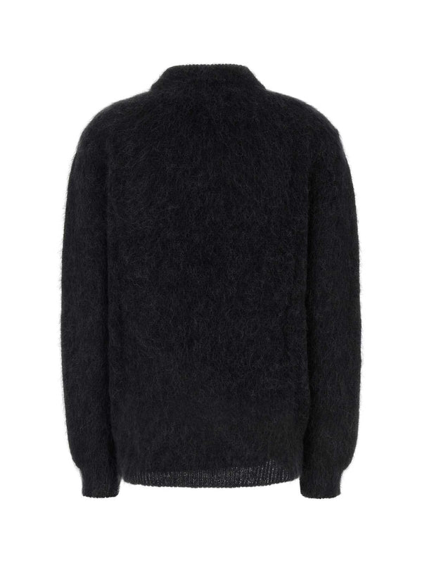 Jacquard Mohair Blend Knit