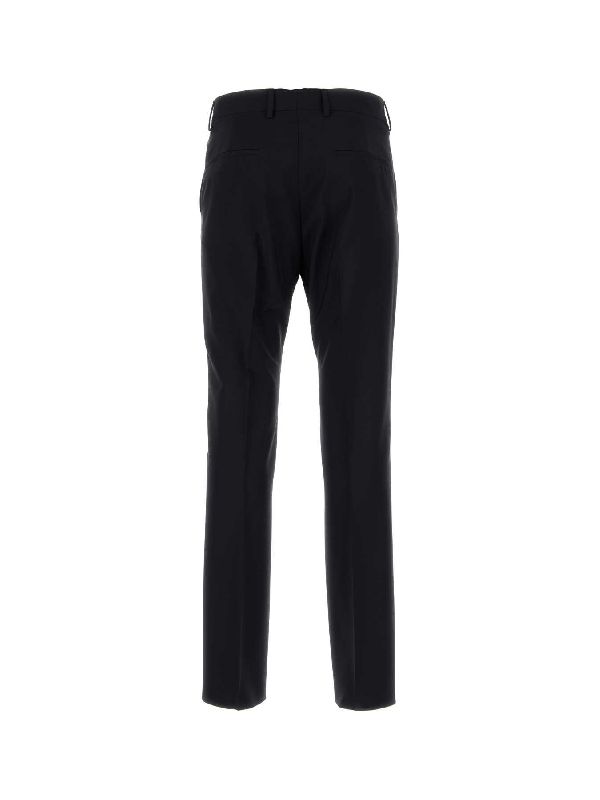 Wool Blend Tailored Pants