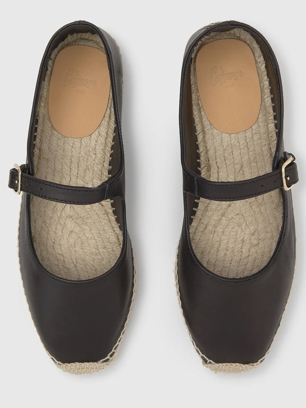 Castaner Black Flat Shoes