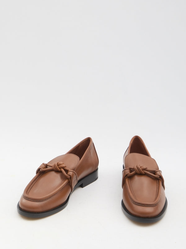 Astaire Not Detail Leather Loafers